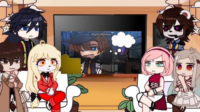 Fandoms react to each other || Michael Afton || 4/6 ||RoseGacha смотреть онлайн