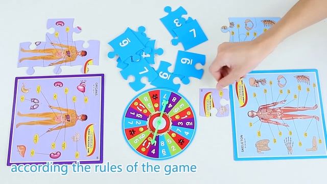 #5077Human body puzzle(board game) смотреть онлайн