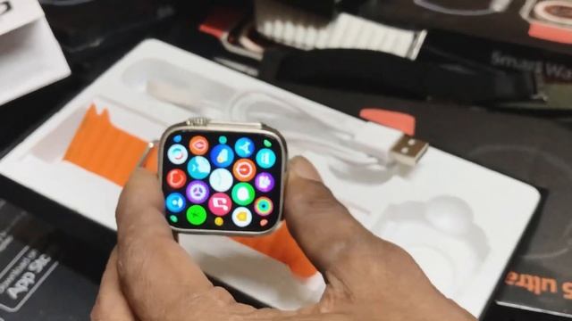 Z55 ultra ₹1999 series 8 || smartwatch || 49mm NFC ULTRA 8 review in hindi смотреть онлайн