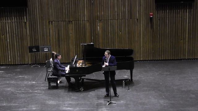Brahms Clarinet Sonata No.1, Movement II; Stanislav Golovin, clarinet; James Wilding, piano смотреть онлайн