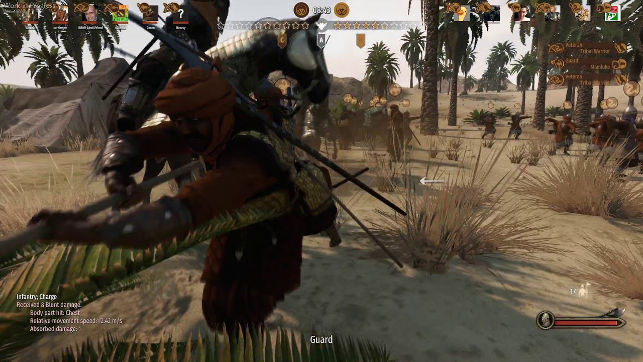 Mount and blade 2 Bannerlord Aserai vs Aserai, Aserai civil war with 124 kills смотреть онлайн