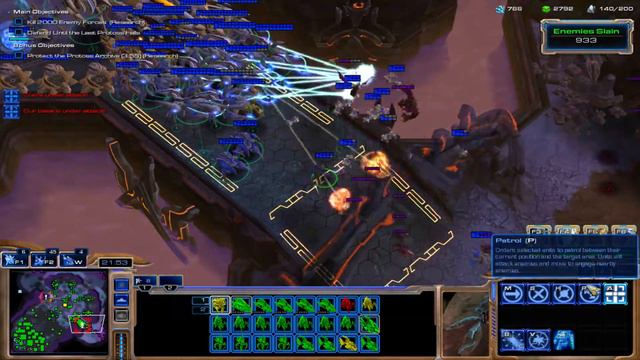 Starcraft 2: Wings of Liberty - Protoss Mission 4 [In Utter Darkness] смотреть онлайн