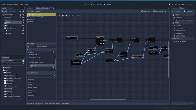 Clicker game - Translating Visual Scripting to GDScript - Part 5 смотреть онлайн