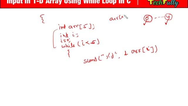 Input For 1-D Array In C Using While Loop | Full Lecture In Hindi By Nirbhay Kaushik смотреть онлайн