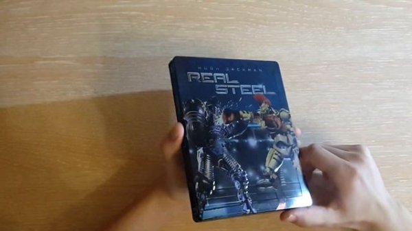 Обзор распаковка "Живая сталь" Blu-ray / "Real Steel" Zavvi Steelbook unboxing