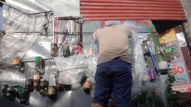 Making plastic cover as plants protection against heavy winds and superheat direct sunlight. Part 1 смотреть онлайн