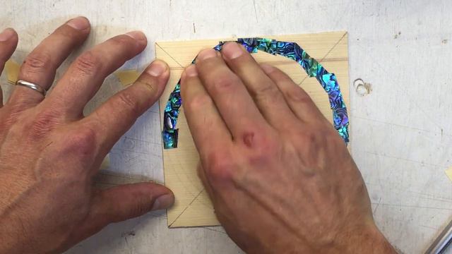 Making Paua ring for acoustic guitar rosette смотреть онлайн