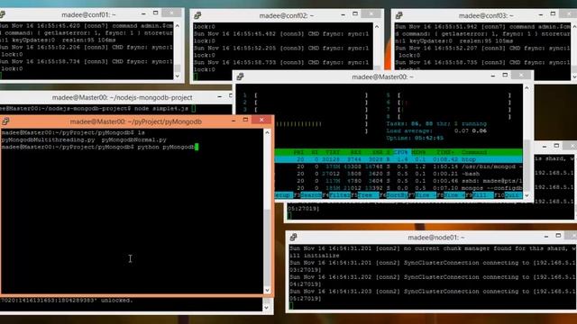 Python(multi-thread) vs Node.js [ Mongodb~Cluster~ ] смотреть онлайн