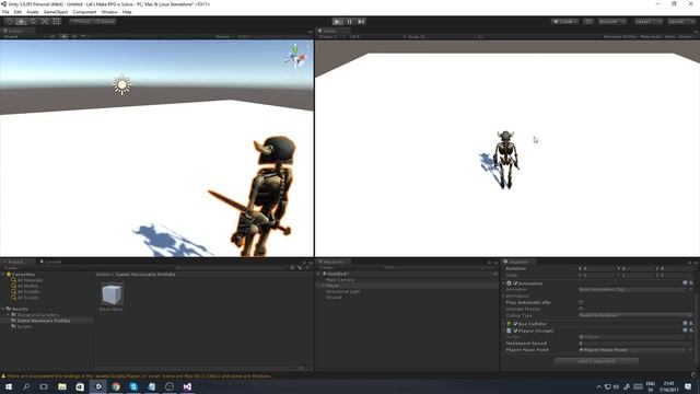 Let's Make an RPG Game in Unity! - Part 1: Player Movement смотреть онлайн
