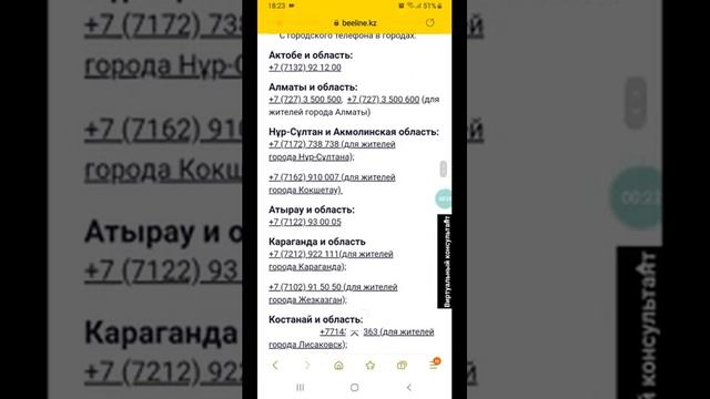 BEELINE Казахстан телефон номер какой смотреть онлайн