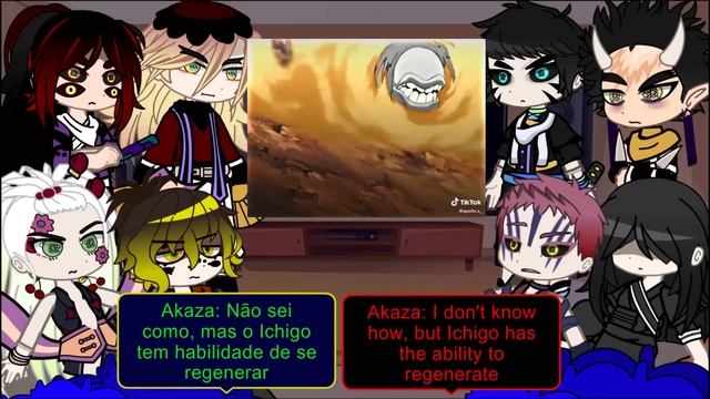 Uppermoons React to Ichigo as New Hashira || Tiktok || React Gacha смотреть онлайн