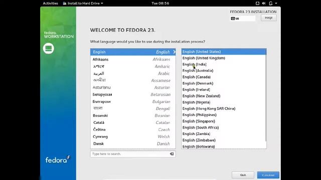 Installing Fedora 23 Workstation on VirtualBox смотреть онлайн