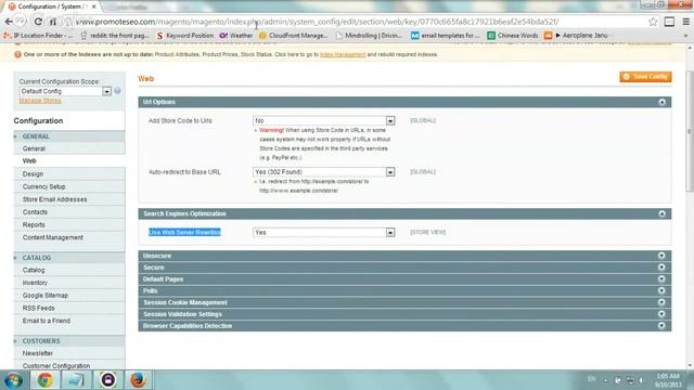 Remove index php from url in Magento смотреть онлайн