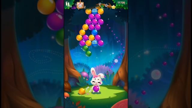 Shoot down all bubble "Rabbit Pop - bubble mania" || bubble shoot Gameplay #1 смотреть онлайн