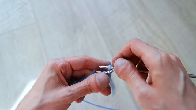 Как вязать кромочные петли \\ Узелковая кромка смотреть онлайн