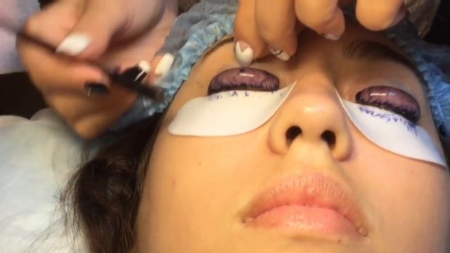 Ламинирование ресниц Обучение Практика Урок 4 смотреть онлайн