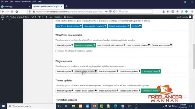 Easy Updates Manager Bangla Tutorial WordPress Plugin Setup By Freelancer Mannan || Part#28 смотреть онлайн