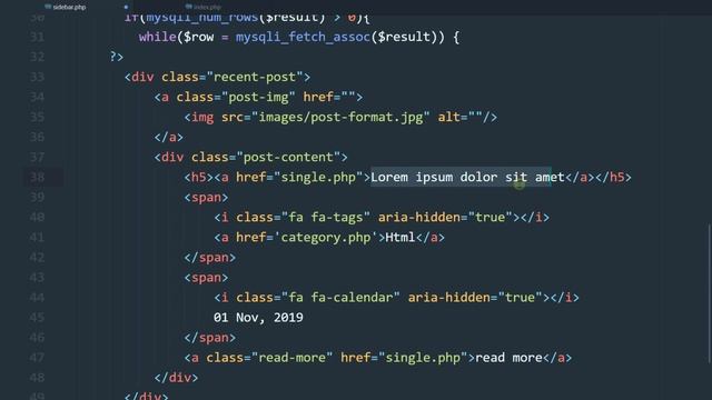 PHP News Project - Recent Post Tutorial in Hindi / Urdu смотреть онлайн