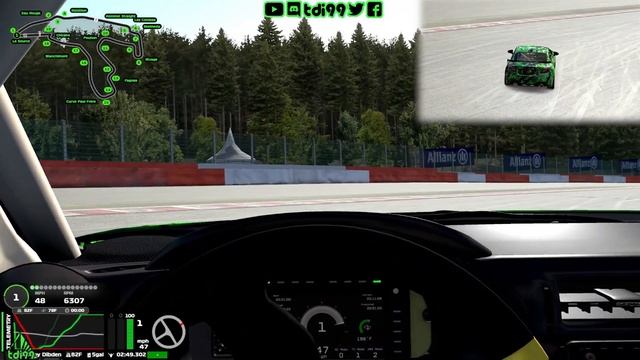 iRacing Track Guide Circuit de Spa-Francorchamps | GR Cup Fixed Toyota GR86 | W7 S2 2023 | 2:49.302 смотреть онлайн