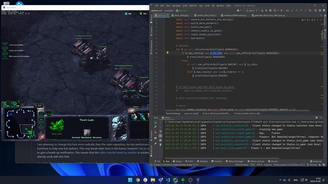 StarCraft 2 Python Bot смотреть онлайн