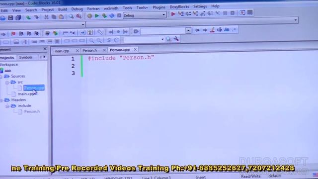 C++ tutorial || onlinetraining||person class by Sivaramayya смотреть онлайн