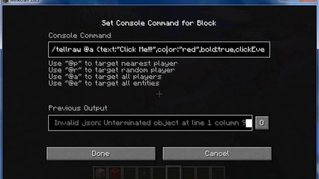 Tellraw Command Tutorial Minecraft смотреть онлайн