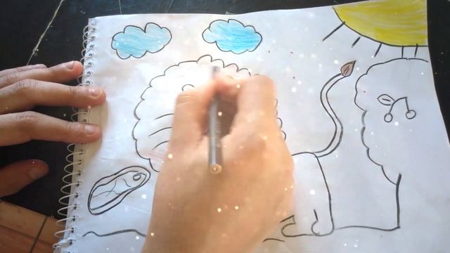 Desenhando e Pintando o Leão | Drawing and Painting the Lion | Рисование и роспись льва смотреть онлайн