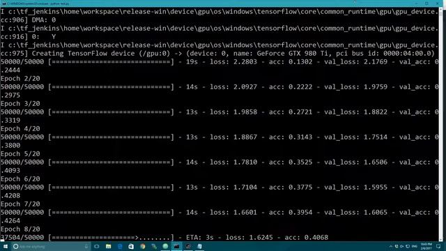 Deep learning Ep. 3 : Image classification of CIFAR-10 data using keras on Windows смотреть онлайн