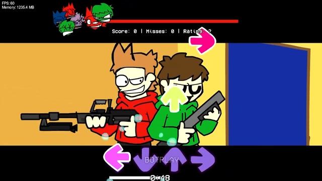 Friday Night Funkin' - UNLOAD-EDD REMAKE || FNF Unloaded Spares 2.0 || BEST FNF EDDSWORLD MOD