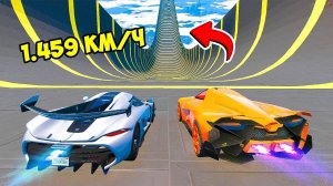 СПУСК БЕЗ ТОРМОЗОВ НА ЧИТ ТАЧКАХ ПО МЕГА ТРАМПЛИНУ В ГТА 5 МОДЫ! ЭКСПЕРИМЕНТЫ В GTA 5 ВИДЕО MODS