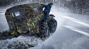 Жёсткие колеи. Реальные испытания вездехода БТХ-2