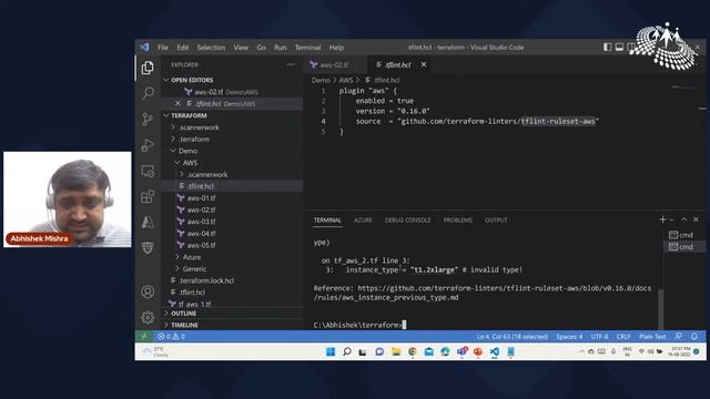Static Code Analysis of Terraform based Infrastructure as Code IaC scripts by Abhishek Mishra смотреть онлайн