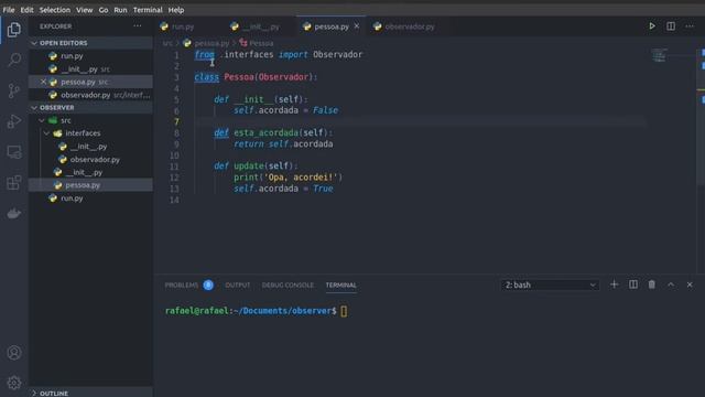 Design Patterns em Python - Observer смотреть онлайн