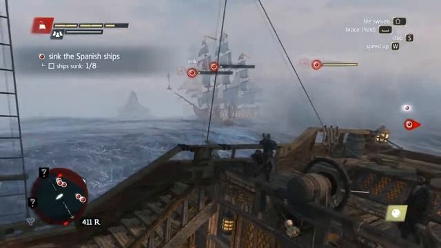 Assassin's Creed IV: Black Flag Sea Gameplay nVidia GT 640 смотреть онлайн