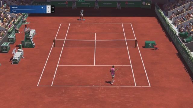 AO tennis 2 Vs Tennis World Tour 2 - Nadal - Cilic - PS5 смотреть онлайн