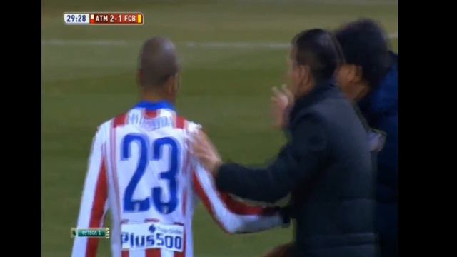Atletico Madrid-FC Barcelona 2-1 Goal Raul Garcia Copa Del Rey I Атлетико-Барселона 2-1 Гол смотреть онлайн