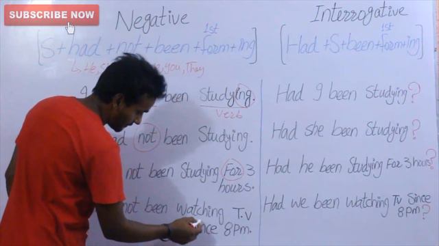 Negative and Interrogative use in Past Perfect Continuous Tense Part 16 смотреть онлайн