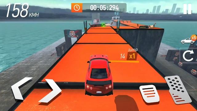 Car Stunt Races: Mega Ramps - Fun Car Games! IOS Android gameplay смотреть онлайн