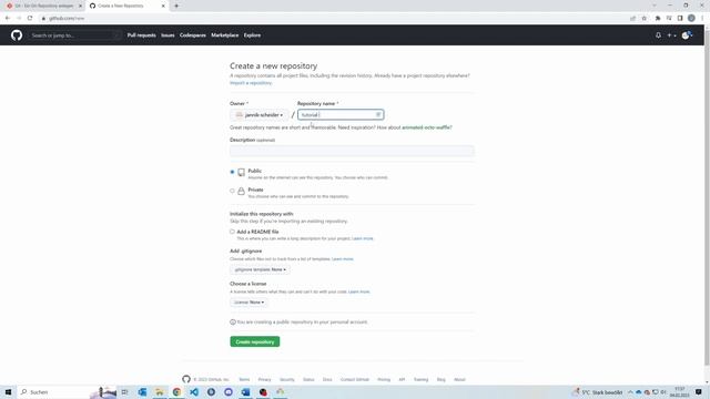 Git Tutorial - Repository aus existierendem Projekt initialisieren смотреть онлайн