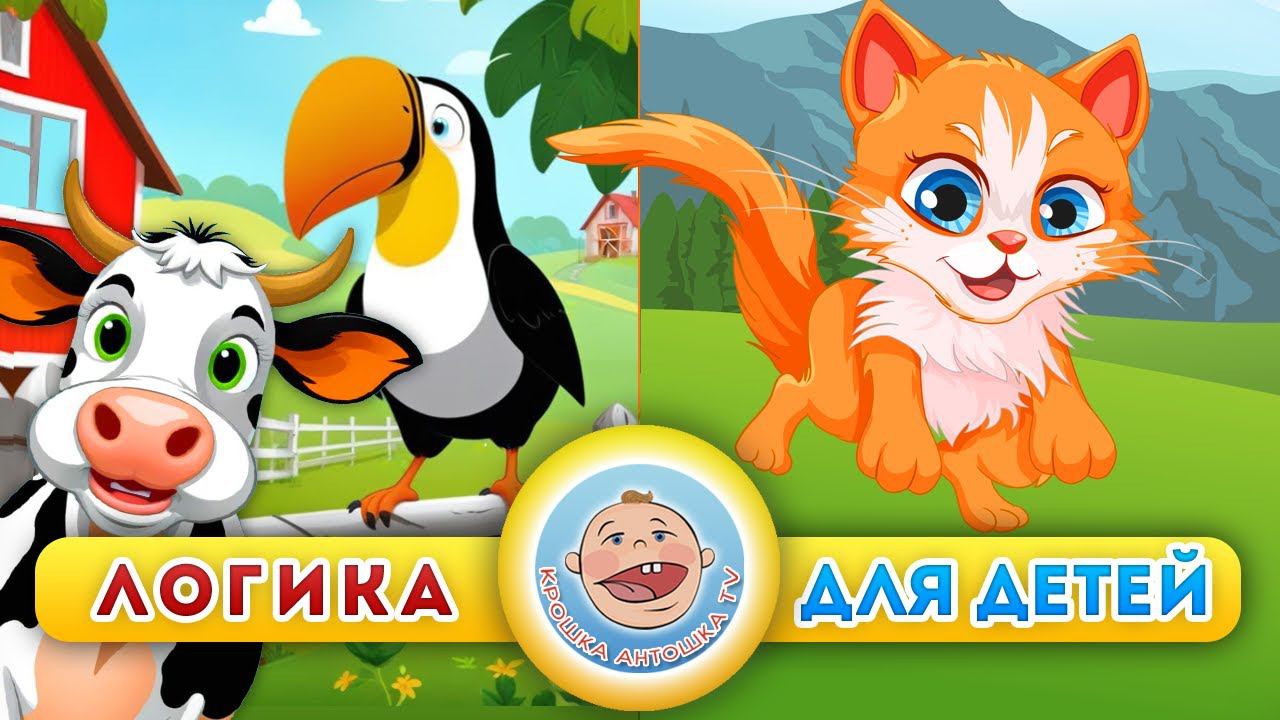 Домашние животные - Викторины для детей - Развивающие мультики про животных смотреть онлайн