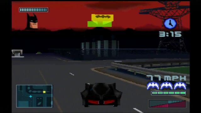 Classic PS1 Game Batman Gotham City Racer on PS3 in HD 720p смотреть онлайн