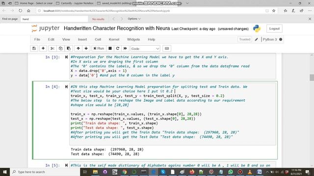 Machine Learning Handwritten Character Recognition Part1 смотреть онлайн