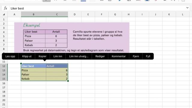 Stolpediagram i Excel for iPad смотреть онлайн