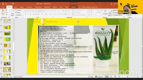 Forever Daily Used Products - PCM FIONA