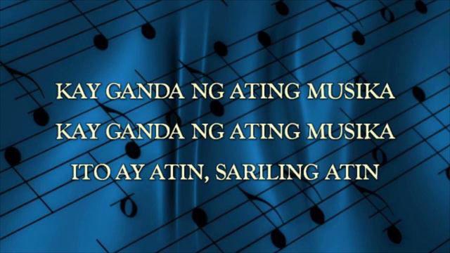 Kay Ganda Ng Ating Musika Karaoke Minus 1 (-1) смотреть онлайн