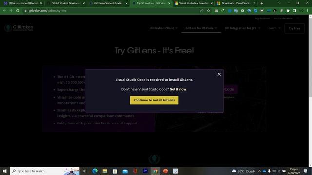 How To Get GITLENS Extension | Desktop Application Free For Lifetime | GitHub Student Developer Pac смотреть онлайн