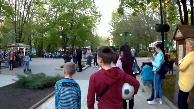 Донецк бульвар Пушкина май 2018 смотреть онлайн