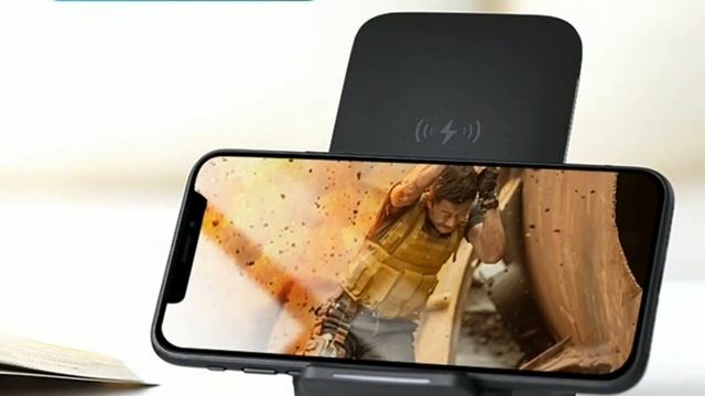 Qi Wireless Charger For iPhone X 8 plus, ROCK Fast Charging смотреть онлайн