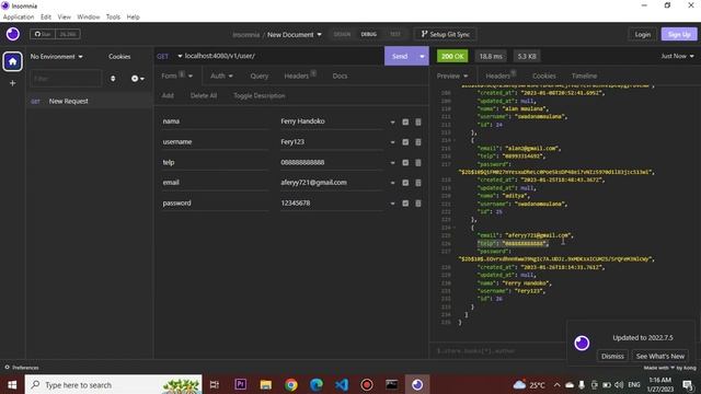 Review cara Kerja API menggunakan Framework Express.js(Insert data,Edit data dan hapus data). смотреть онлайн