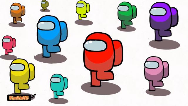 Among Us walking animation смотреть онлайн